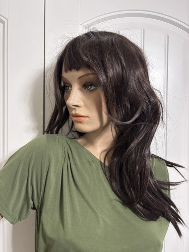 Long brown wig - long,