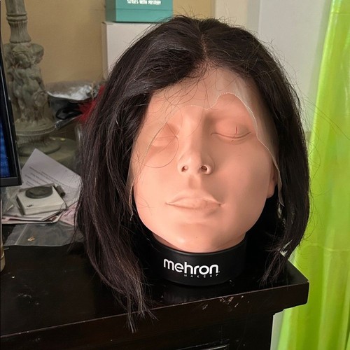 Stylish black brown wig - stylish,