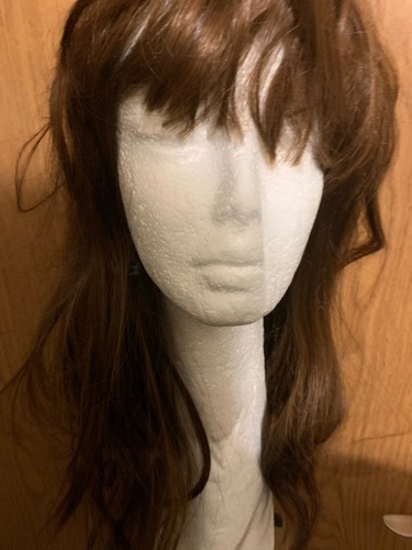 Long brown hair - brown, wig